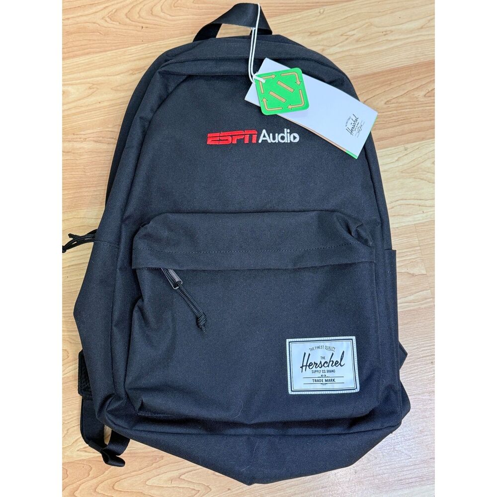 Herschel Classic XL Backpack — ESPN Audio Embroidered — NWT